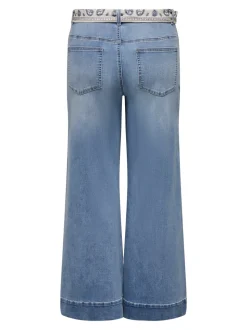 CARWILLY Høy midje Wide Leg Fit Jeans