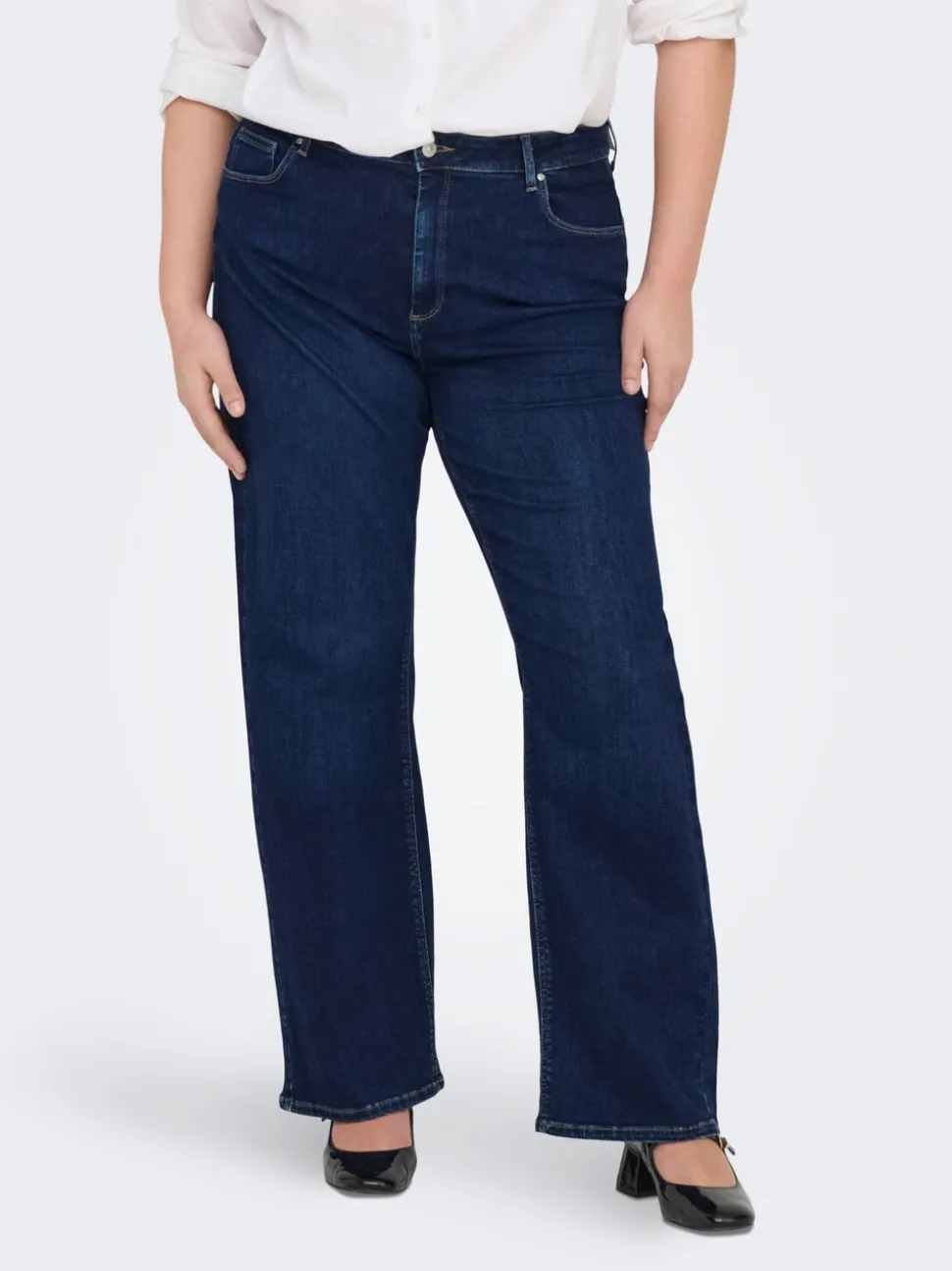 CARWILLY Høy midje Wide Leg Fit Jeans