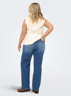 CARWILLY Høy midje Wide Leg Fit Jeans