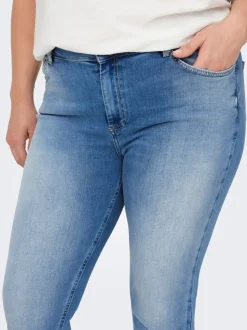 CARWILLY Middels høy midje capri Skinny Fit Jeans