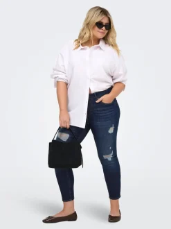 CARWILLY Middels høy midje Skinny Fit Ankellengde Jeans