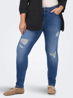 CARWILLY Middels høy midje Skinny Fit Ankellengde Jeans