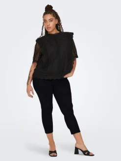 CARWILLY Middels høy midje capri Skinny Fit Jeans