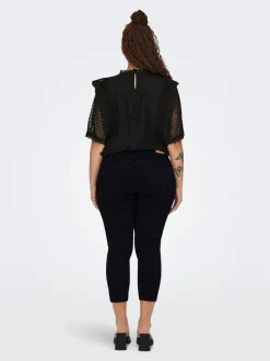CARWILLY Middels høy midje capri Skinny Fit Jeans