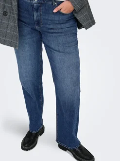 CARWILLY Middels høy midje Straight Fit Jeans