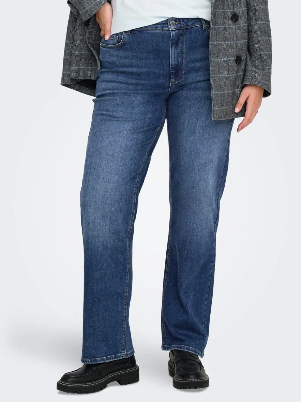 CARWILLY Middels høy midje Straight Fit Jeans