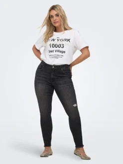CARWILLY Middels høy midje Skinny Fit Ankellengde Jeans