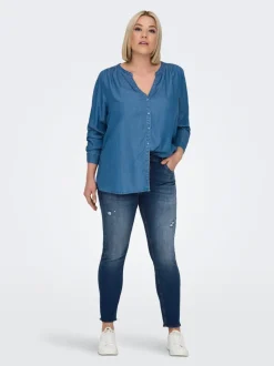 CARWILLY Middels høy midje Skinny Fit Ankellengde Jeans