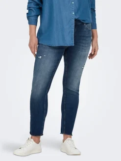 CARWILLY Middels høy midje Skinny Fit Ankellengde Jeans