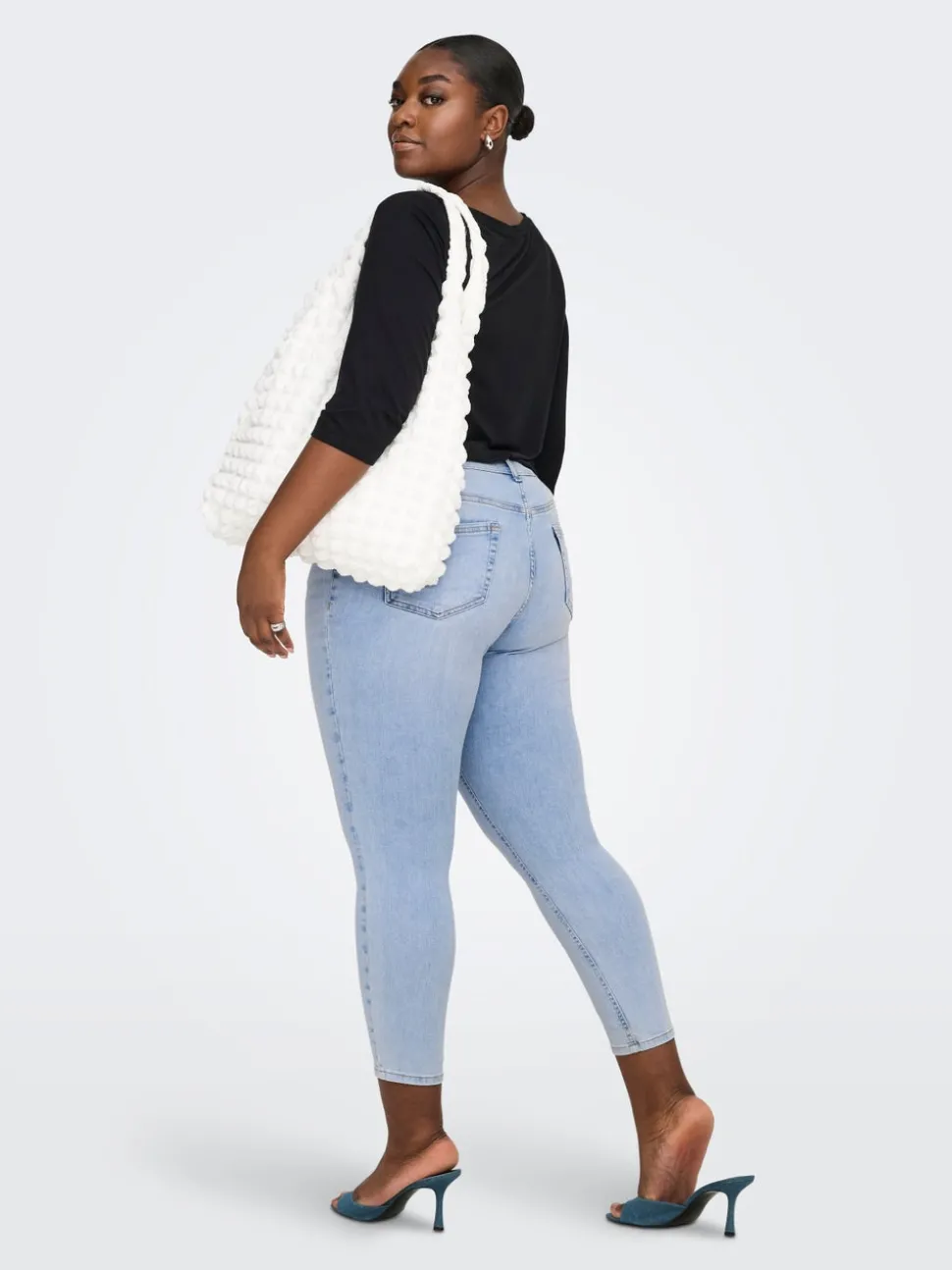 CARWILLY Middels høy midje Skinny Fit Ankellengde Jeans
