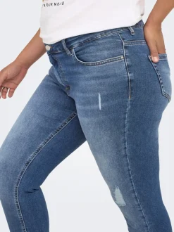 CARWILLY Middels høy midje Skinny Fit Ankellengde Jeans