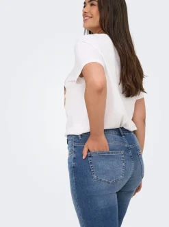 CARWILLY Middels høy midje Skinny Fit Ankellengde Jeans