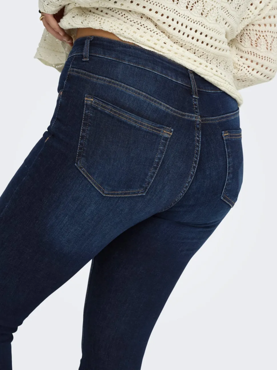 CARWILLY Skinny Fit Ankellengde Jeans
