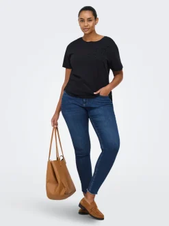CARWILLY Skinny Fit Ankellengde Jeans