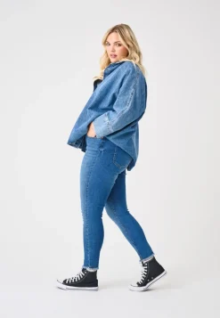 CARWILLY Skinny Fit Ankellengde Jeans