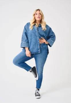 CARWILLY Skinny Fit Ankellengde Jeans