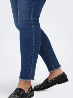 CARWILLY Skinny Fit Ankellengde Jeans