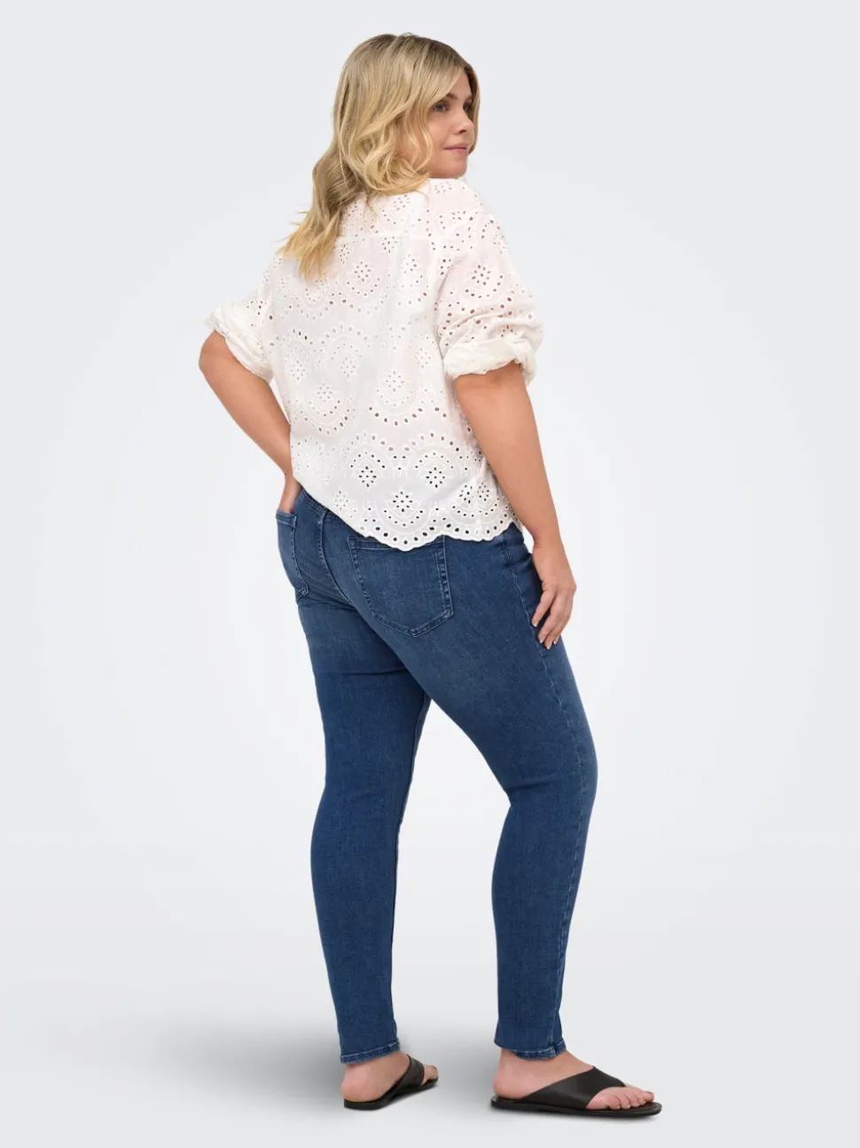 CARWILLY Skinny Fit Ankellengde Jeans