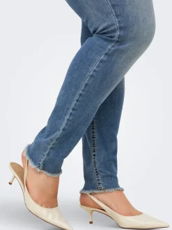 CARWILLY Skinny Fit Ankellengde Jeans