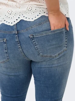 CARWILLY Skinny Fit Ankellengde Jeans