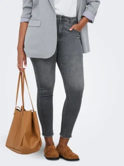 CARWILLY Skinny Fit Ankellengde Jeans