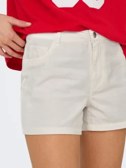 JDYANYA Middels høy midje Regular Fit Denimshorts