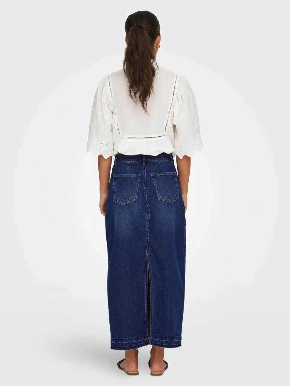JDYBELLA Denim Denimskjørt Langt skjørt