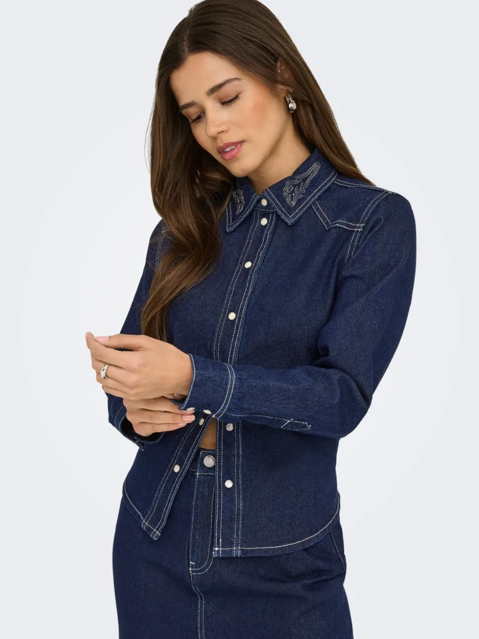 JDYBELLA Denimskjorte
