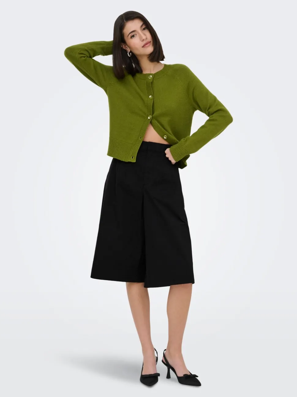 JDYBIANCA Høy midje Regular Fit Bermudashorts