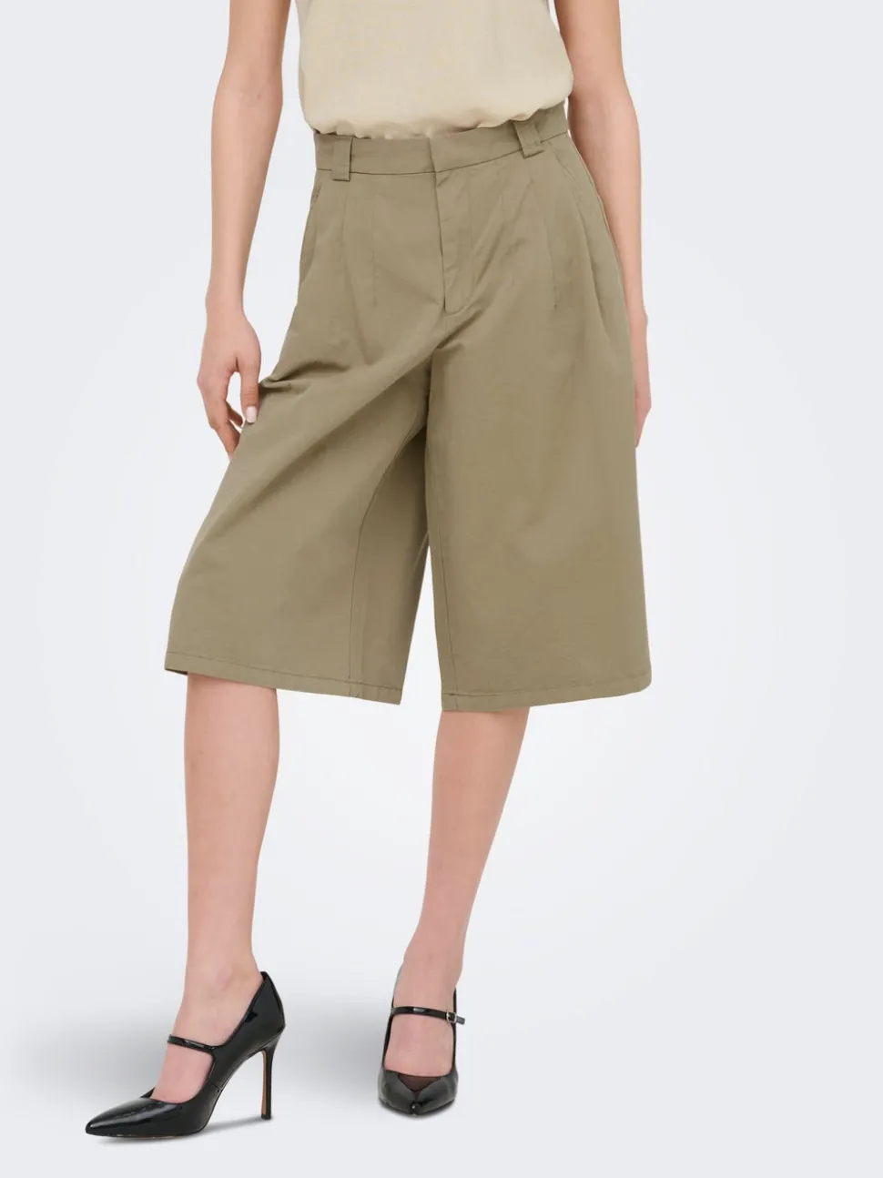 JDYBIANCA Høy midje Regular Fit Bermudashorts