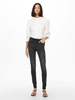 JDYBLUME Middels høy midje Skinny Fit Jeans