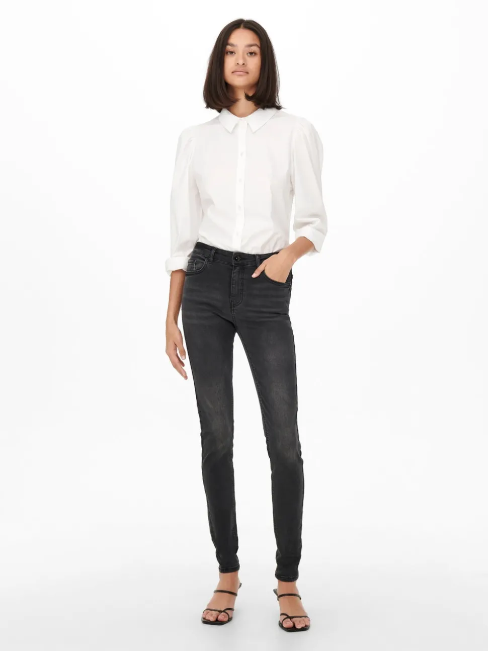 JDYBLUME Middels høy midje Skinny Fit Jeans