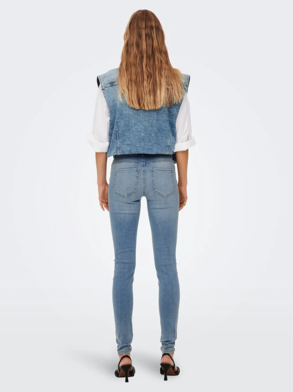 JDYBLUME Middels høy midje Skinny Fit Jeans