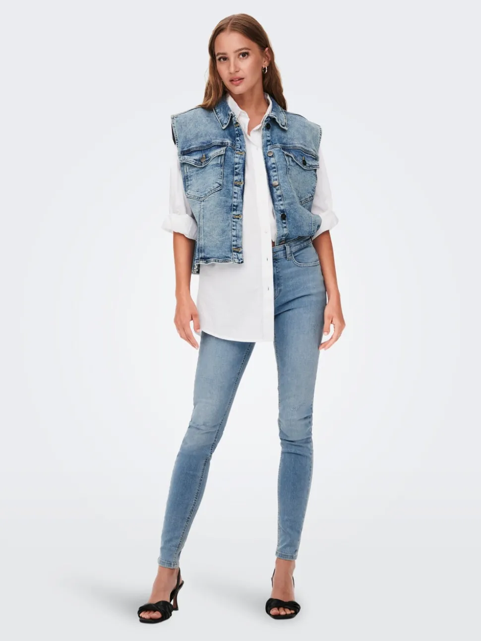 JDYBLUME Middels høy midje Skinny Fit Jeans