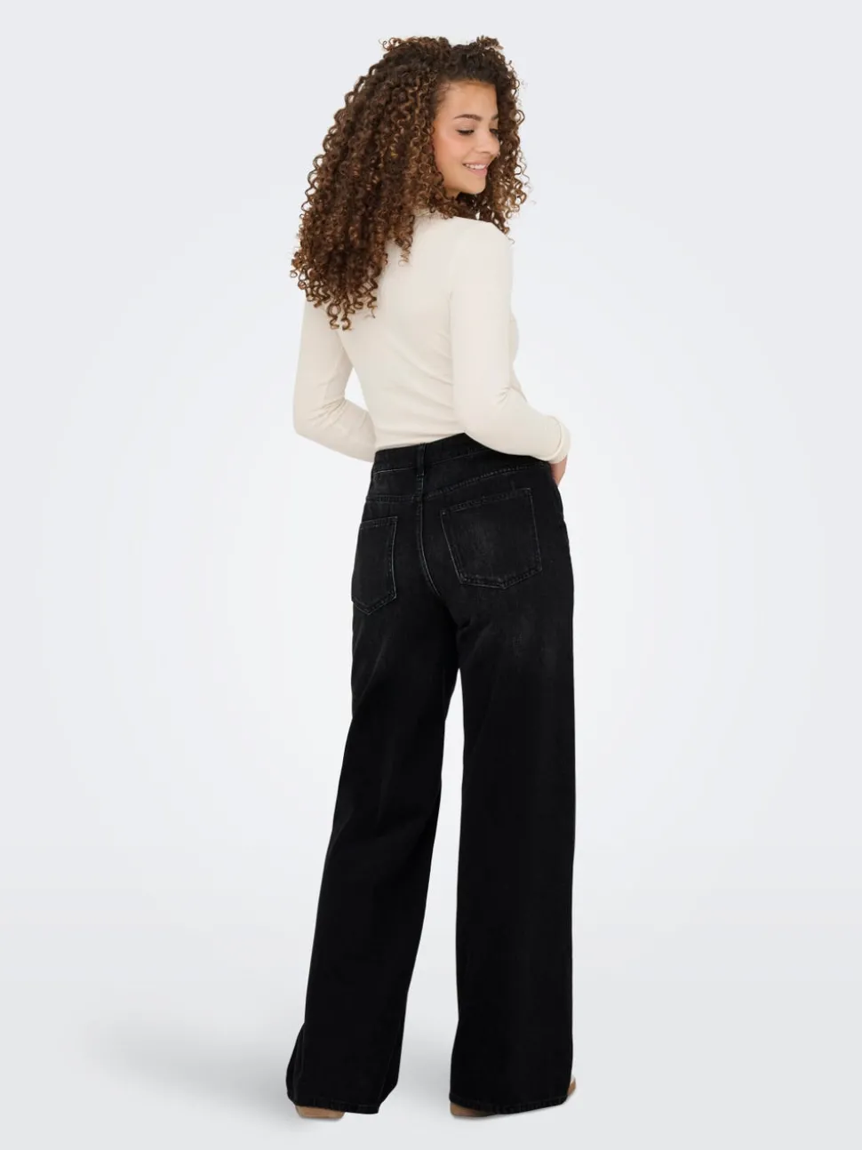 JDYCARINA Høy midje Wide Leg Fit Jeans