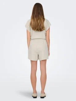 JDYCAYA Høy midje Regular Fit Lin Shorts