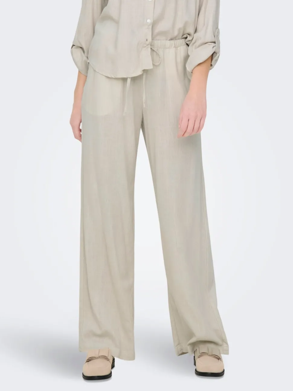 JDYCAYA Wide Leg Fit Lin Bukser