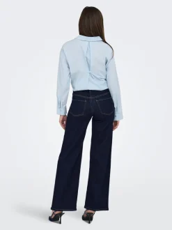 JDYFELINA-FINA Høy midje Wide Leg Fit Jeans