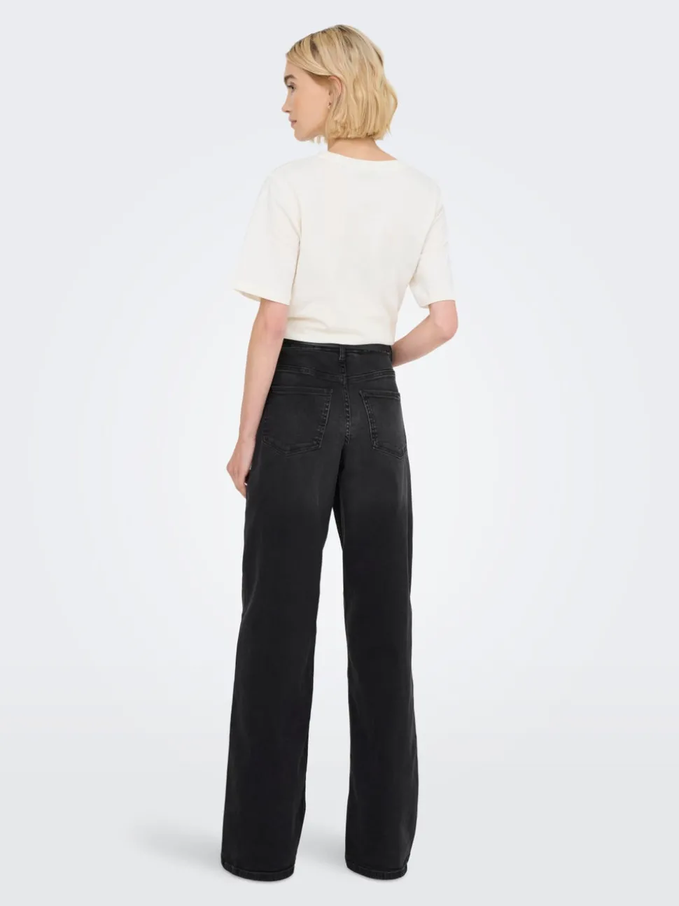 JDYFELINA-FINA Høy midje Wide Leg Fit Jeans