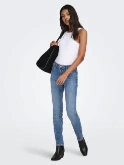 JDYFINA Middels høy midje Skinny Fit Jeans