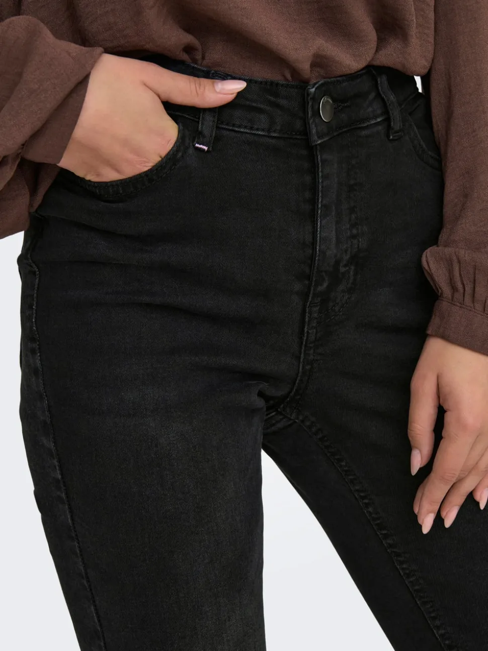 JDYFINA Middels høy midje Skinny Fit Ankellengde Jeans