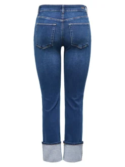 JDYFINA Middels høy midje Straight Fit Jeans