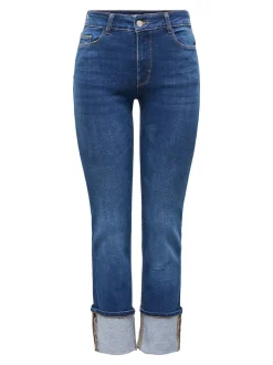 JDYFINA Middels høy midje Straight Fit Jeans