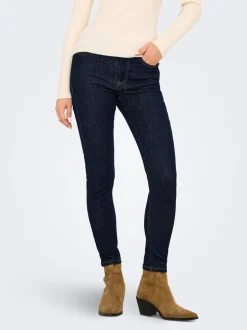 JDYFINA Middels høy midje Skinny Fit Ankellengde Jeans
