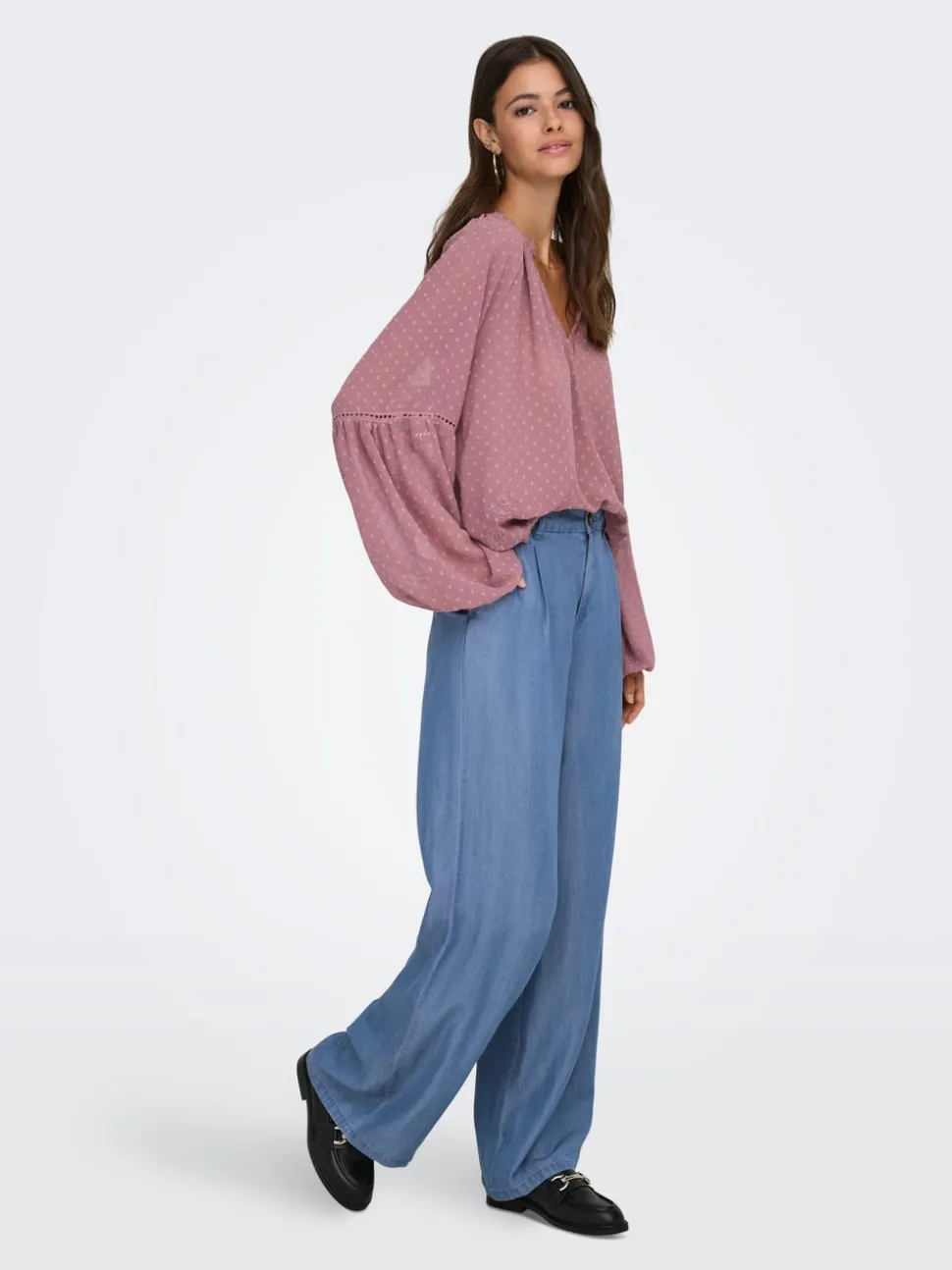 JDYJASPER Wide Leg Fit Bukser med vide ben