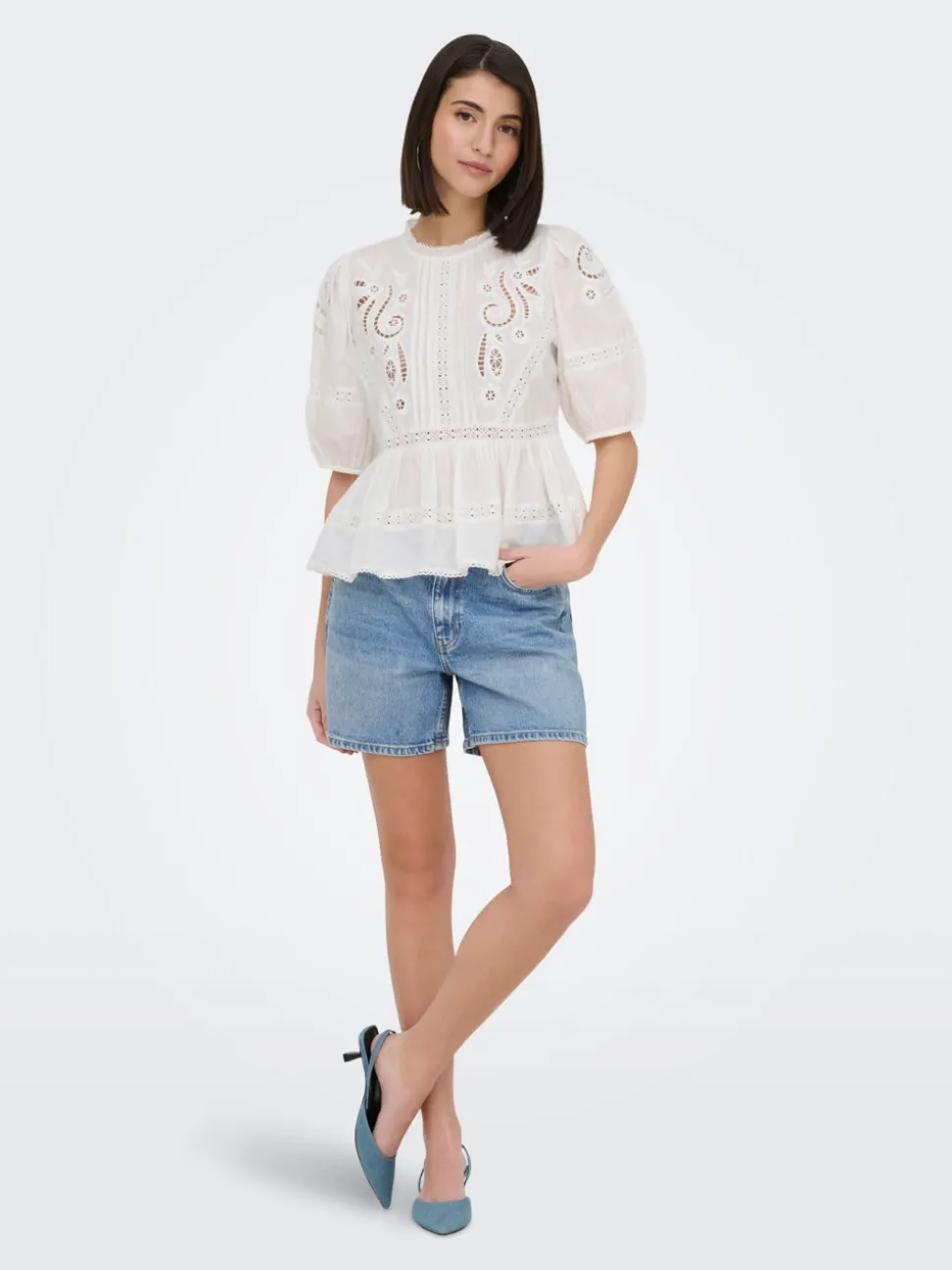 JDYLARISA Høy midje Baggy Fit Shorts