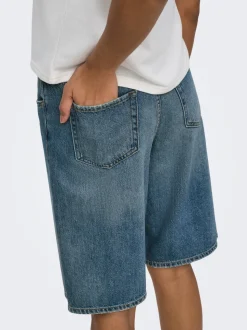 JDYLINA Middels høy midje Loose fit Bermudashorts