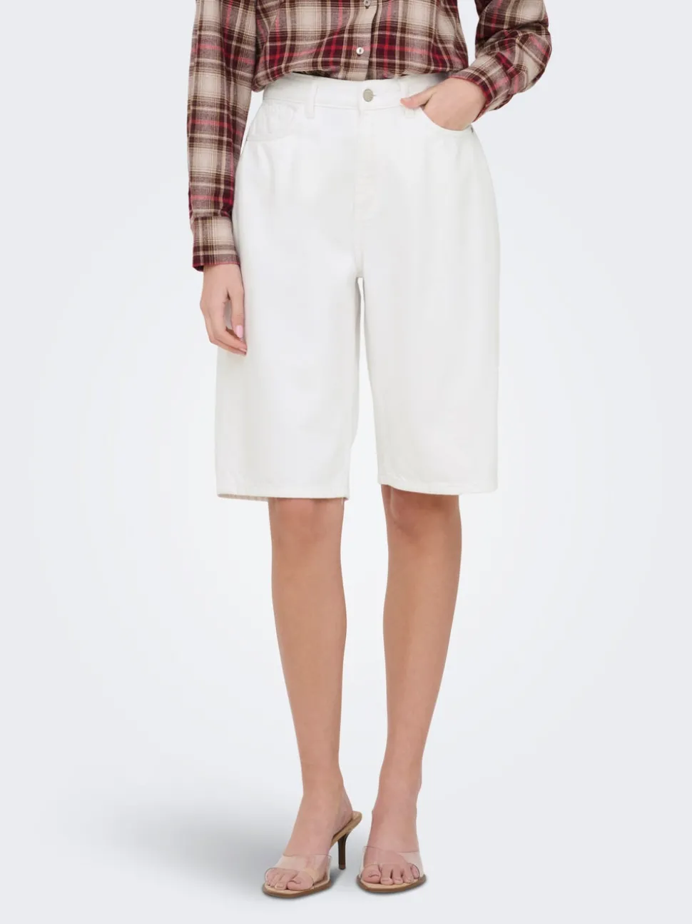 JDYLINA Middels høy midje Loose fit Bermudashorts