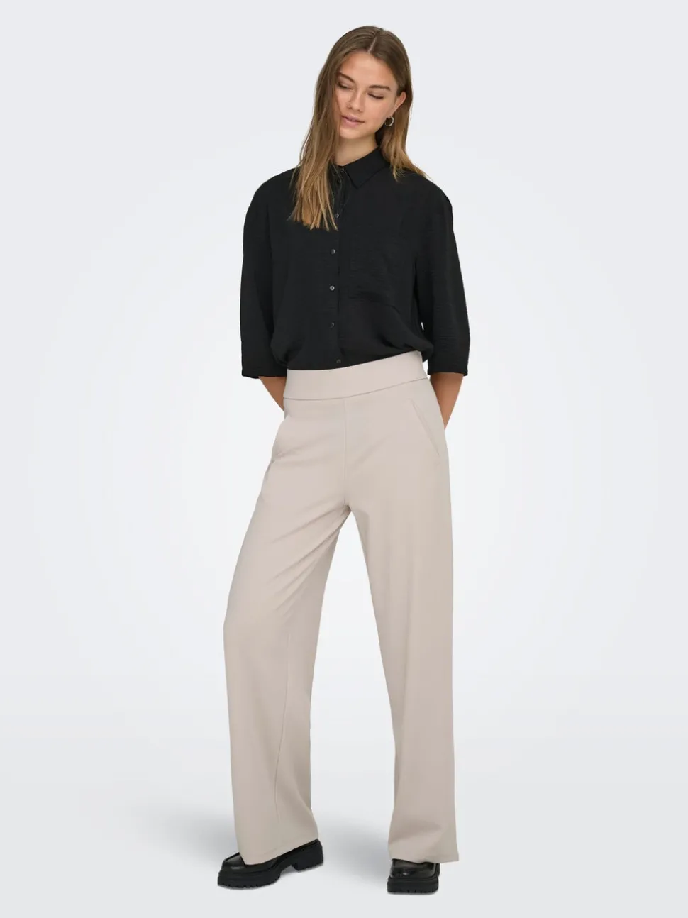 JDYLOUISVILLE Wide Leg Fit Bukser med vide ben