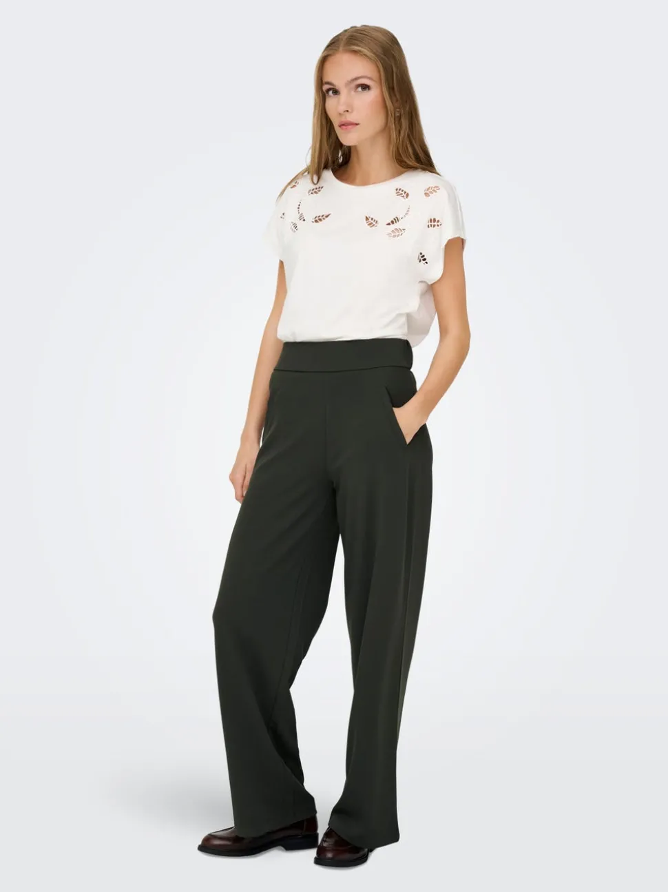 JDYLOUISVILLE Wide Leg Fit Bukser med vide ben